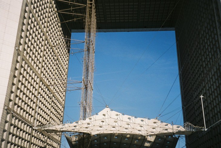 La Defense Arche underneath c 2005