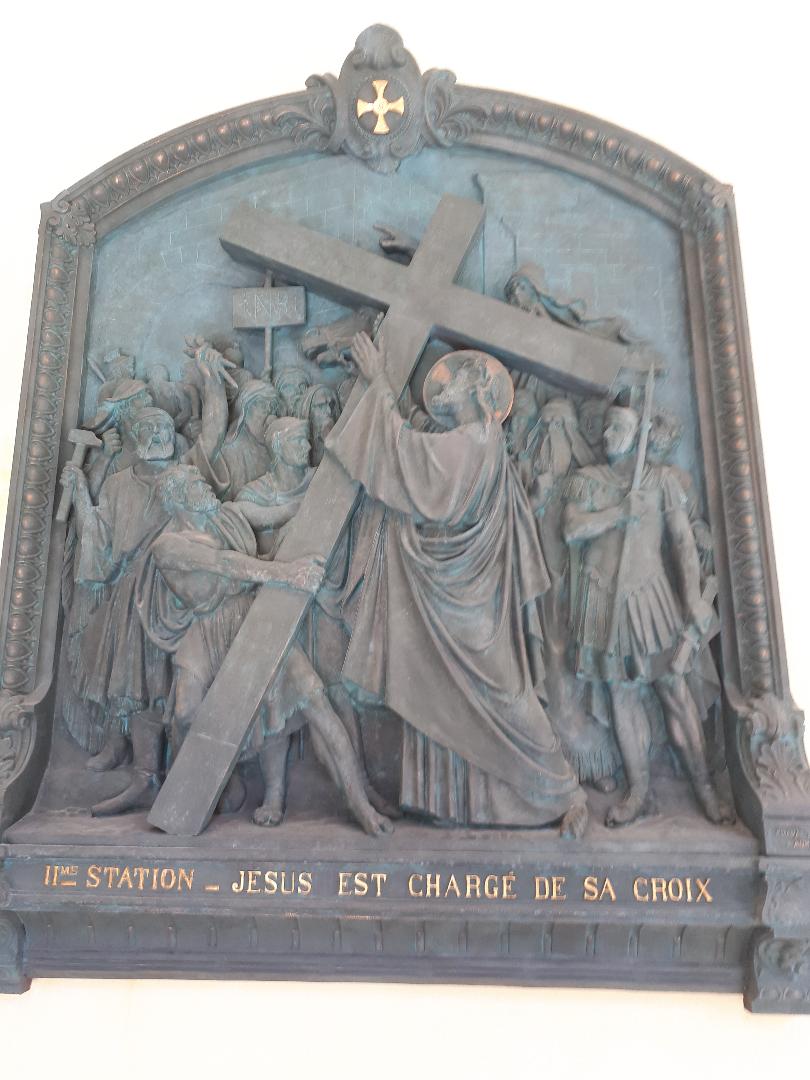 sainte anne d auray bas ste anne cloister II Jesus takes poss of the Cross jul20