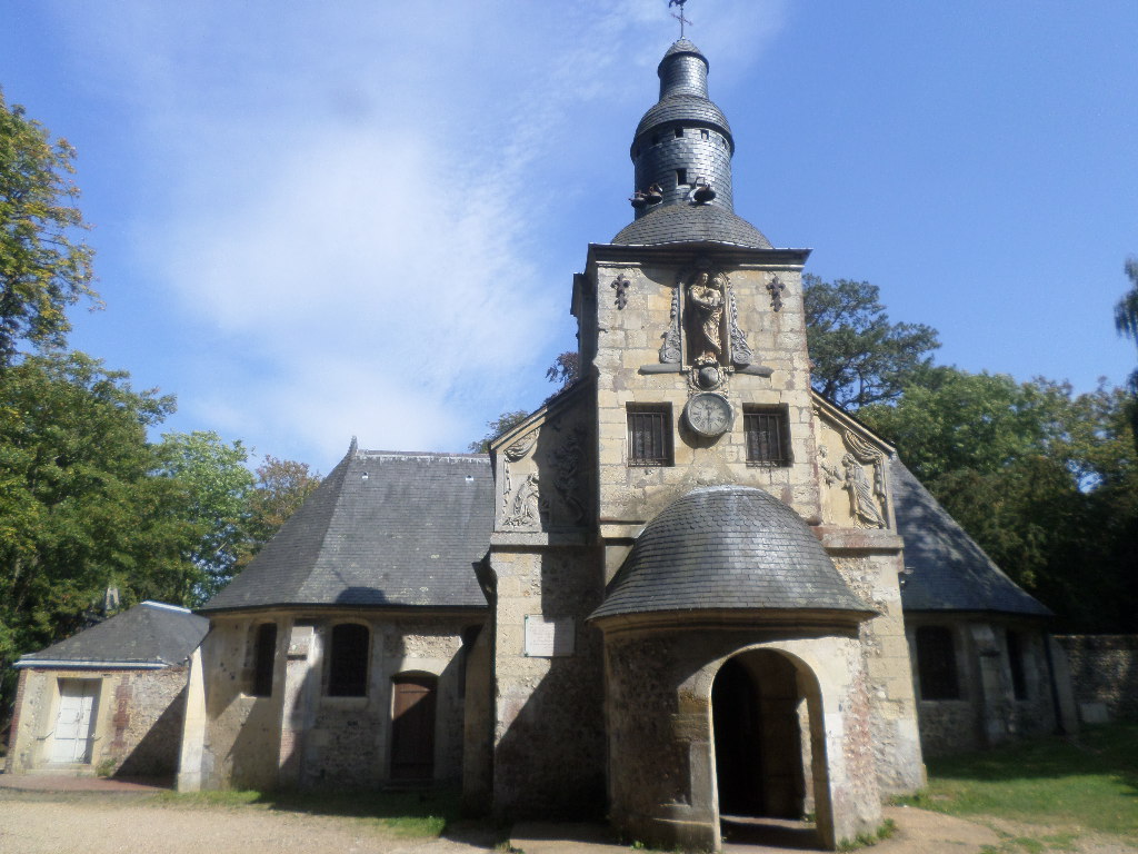 Honfleur Notre Dame de Grâce Chapel front aug20