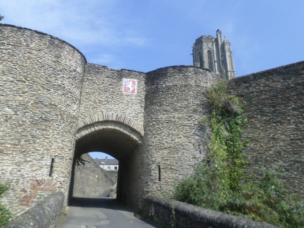 Saint Lô ramparts main gate aug20