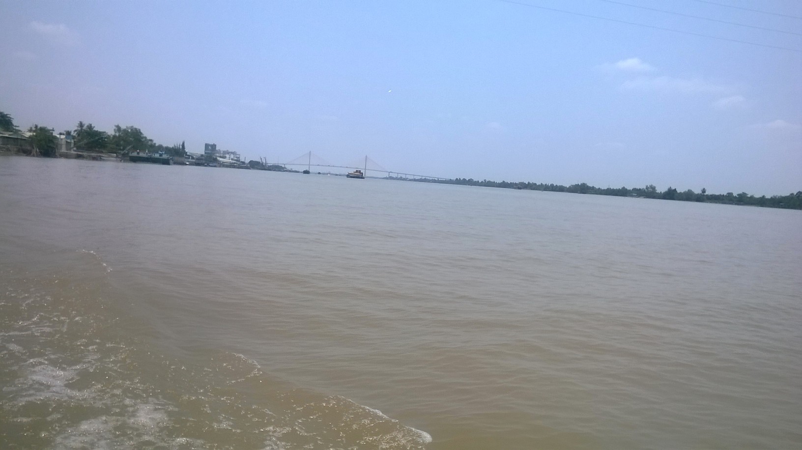 my tho river on boat to-client tam tam mar16