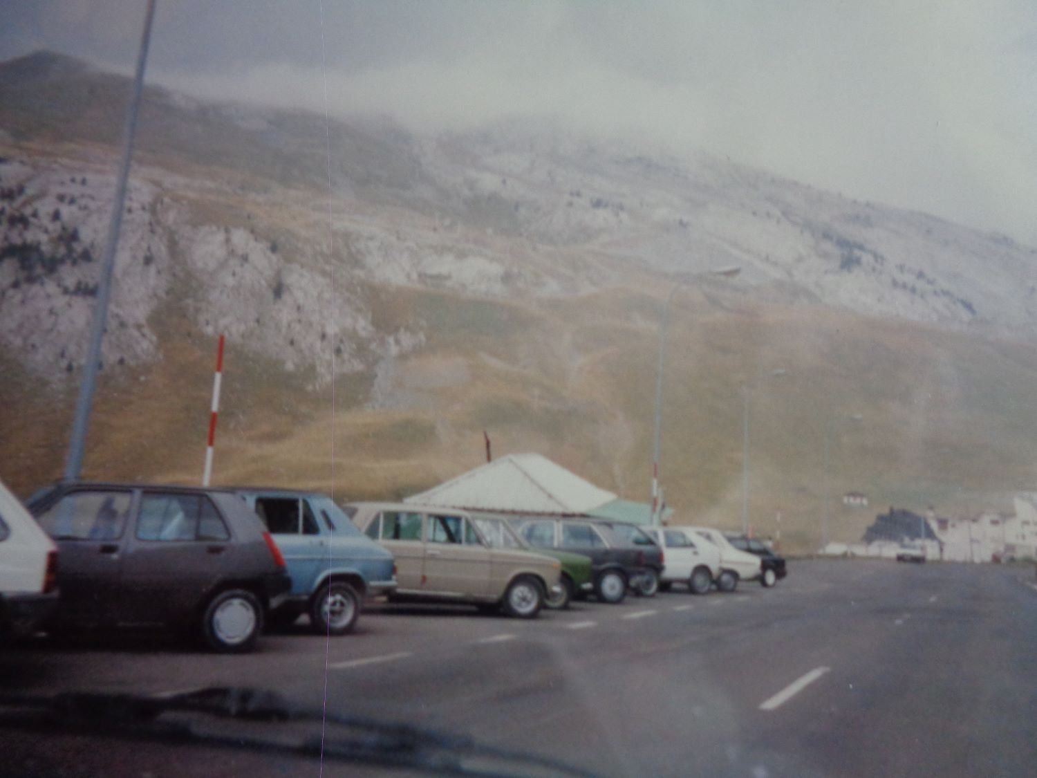 Puerto de Somport arriving