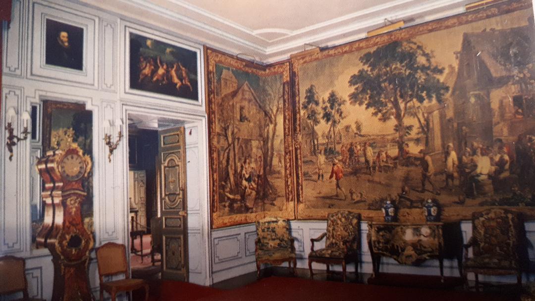 Cheverny chat salon des tapisseries nov07