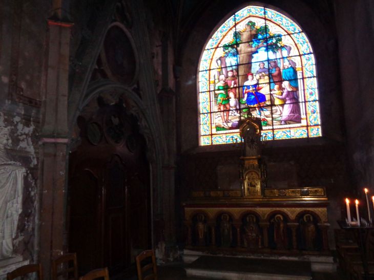 Poitiers ch Notre Dame la Grande chapel of king oct21