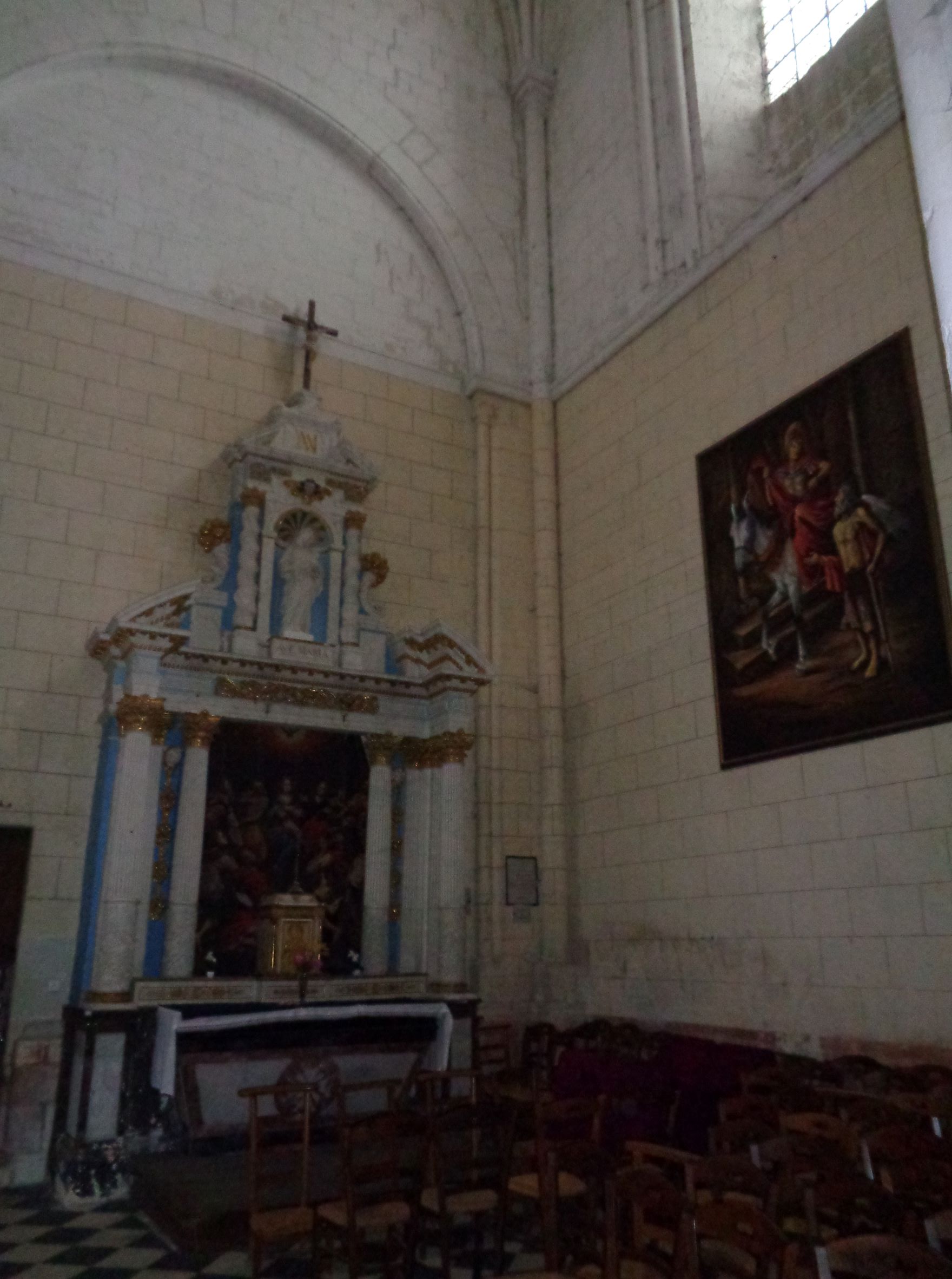 Candes St Martin Collegiale ch St Martin chapel charity of St Martin nov21