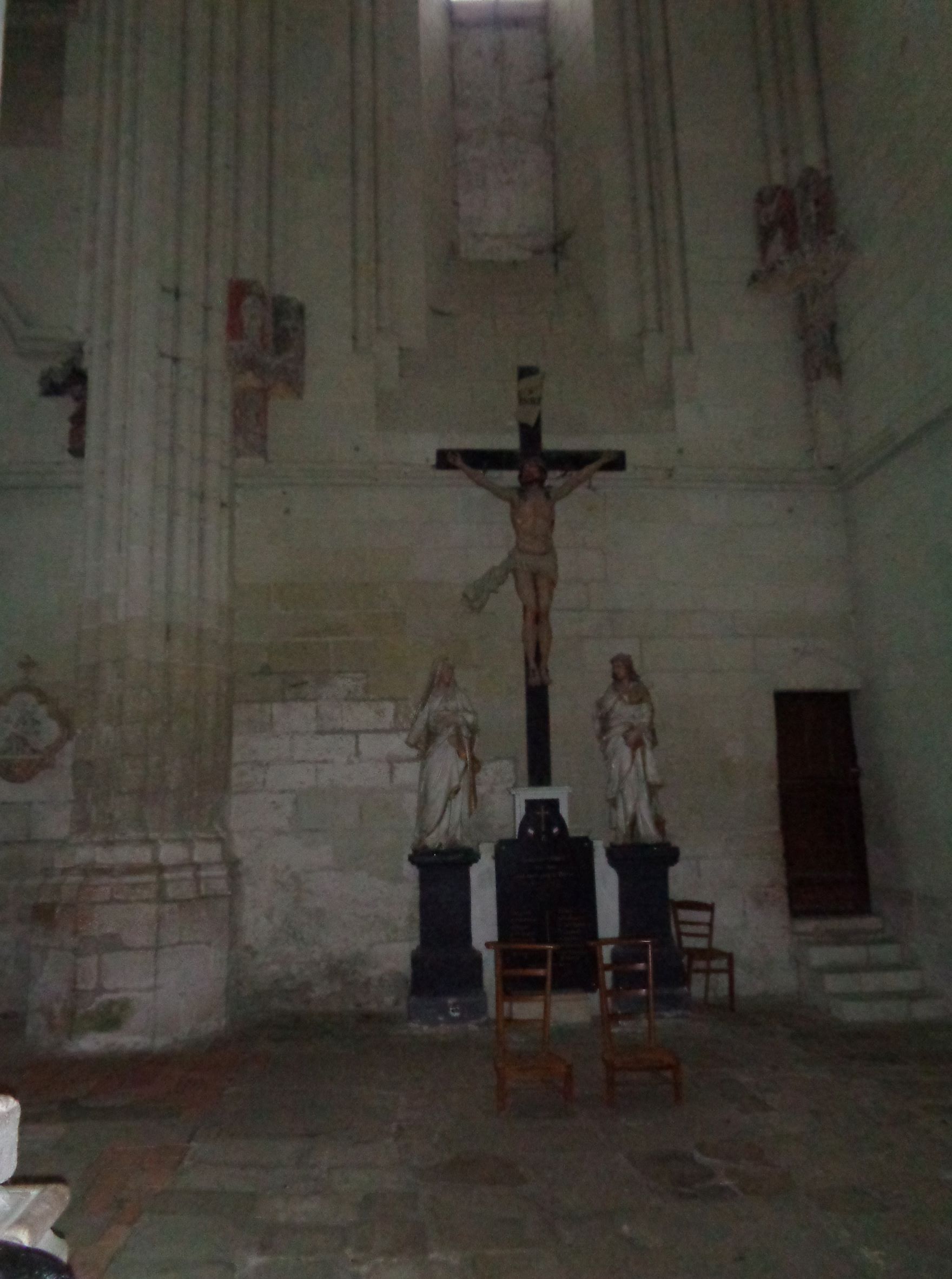 Candes St Martin Collegiale ch St Martin Christ mon to fallen nov21