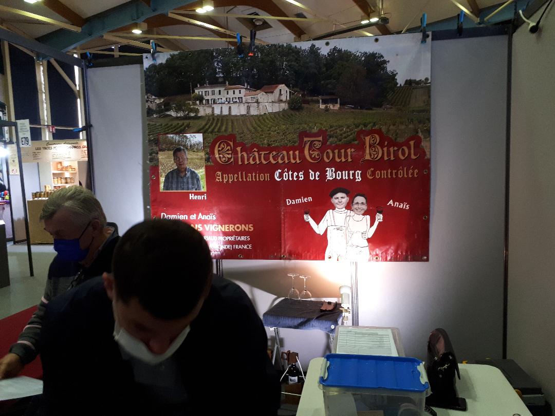 vannes salon gastronomie chateau tour birol cotes de bourg wines nov21