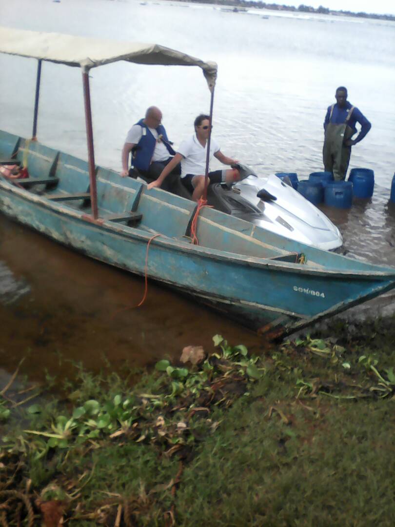 Uganda jinya iginvest igor pedro arriving son fish nile river apr18