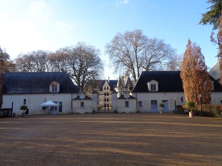 Azay le Rideau castle entr out jan22