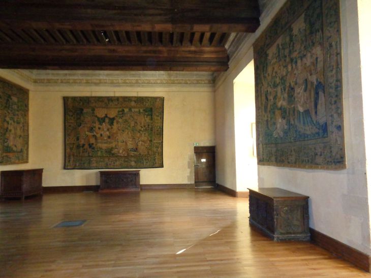 Azay le Rideau castle psyche room tapestries jan22