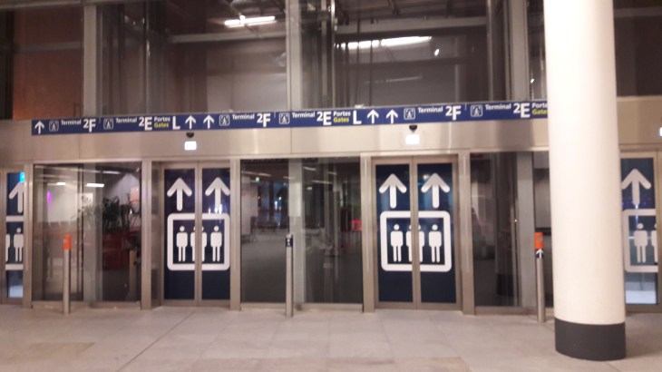 Roissy CDG T2A to T2F elevators jan18