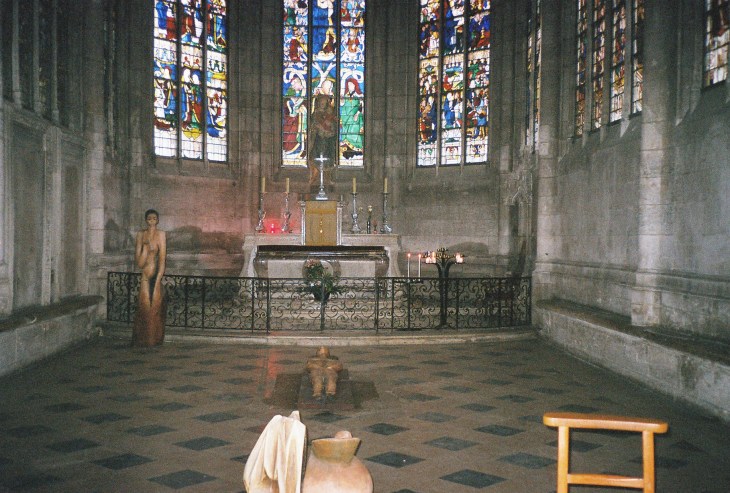 Evreux Cathedral de notre dame chapel mother of God jan11