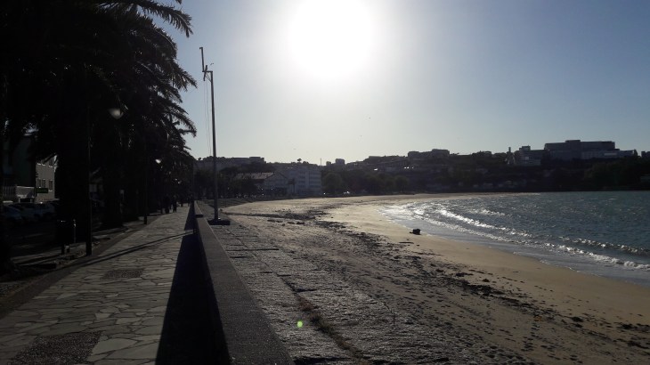 Oleiros santa cristina beach sidewalk apr17