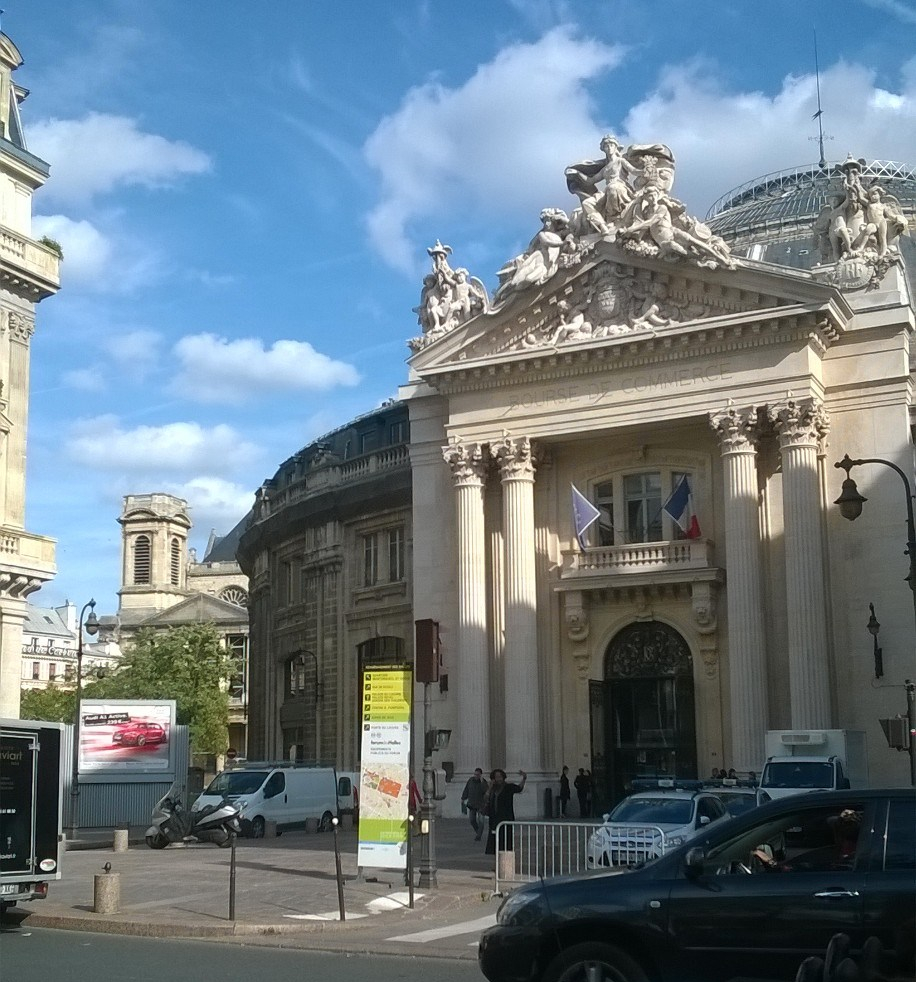 paris bourse de commerce and st eustache church sept15