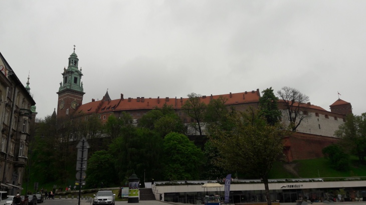 krakow wawel castle arriving may17