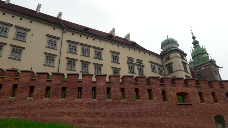 Krakow wawel castle walls may17
