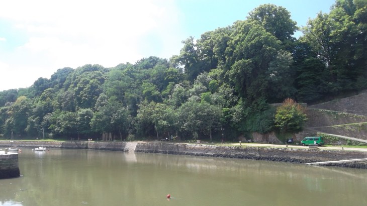 auray st goustan river loch chateau ruins jul13