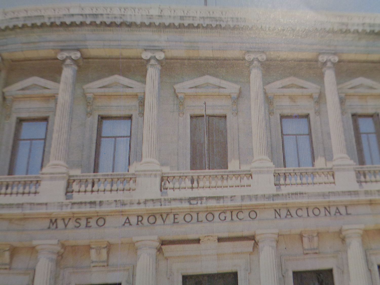 Madrid Museo archeologico nacional front c1997