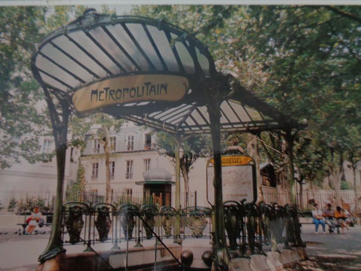 Paris metro Abbesses