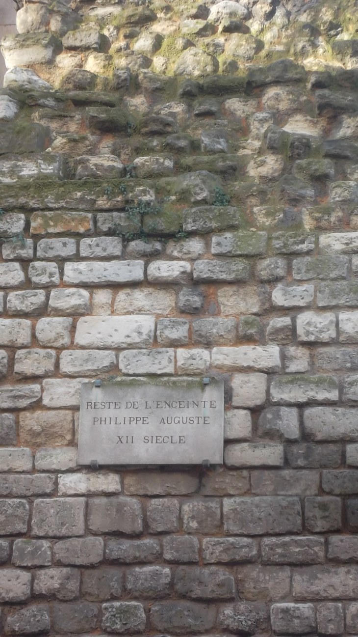 paris rue clovis old wall philippe auguste feb14