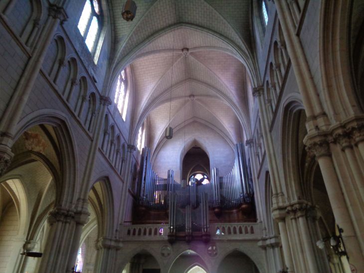 Cancale ch St Méen organ back wall jul22