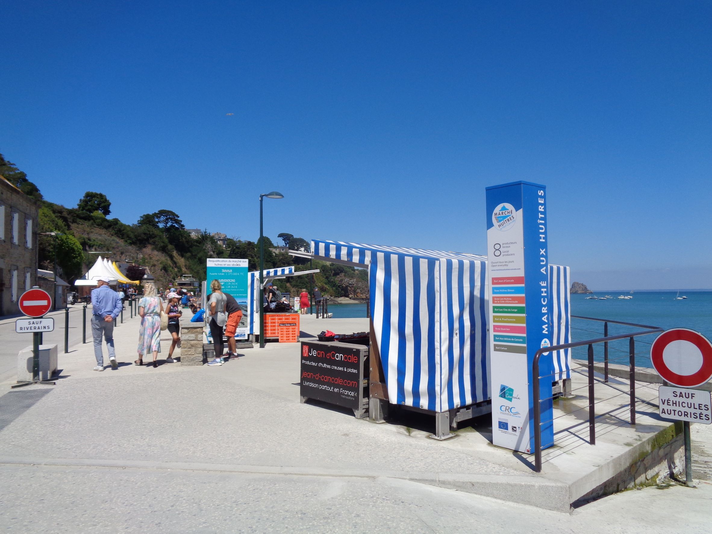 Cancale marché aux huitres jul22