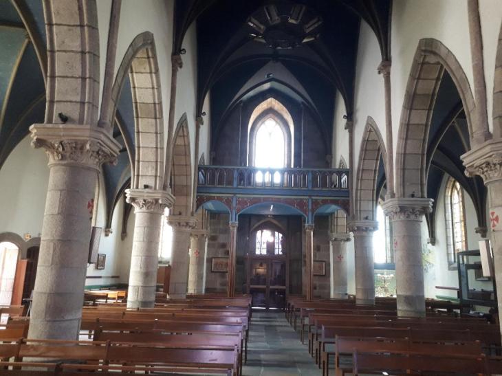 Carantec ch st carantec altar to nave jun22