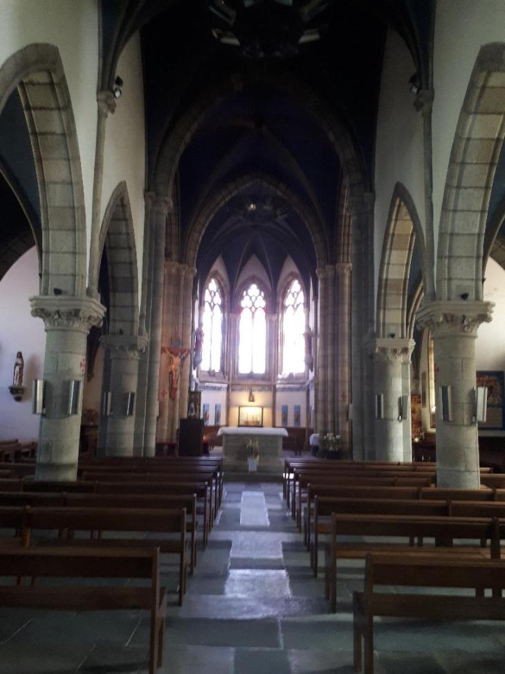 Carantec ch st carantec nave to altar jun22