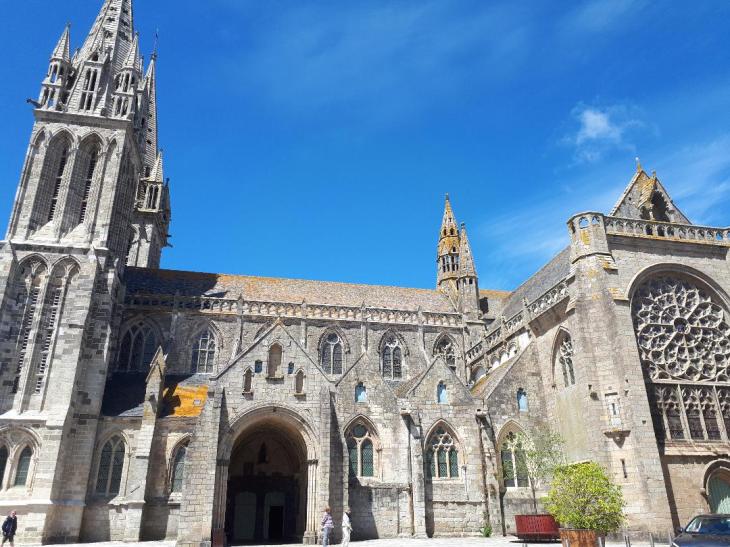 Saint Pol de Leon Cathedral St Pol Aurelien front jun22