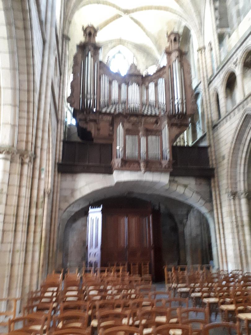 Saint Pol de Leon Cathedral St Pol Aurelien organ jun22