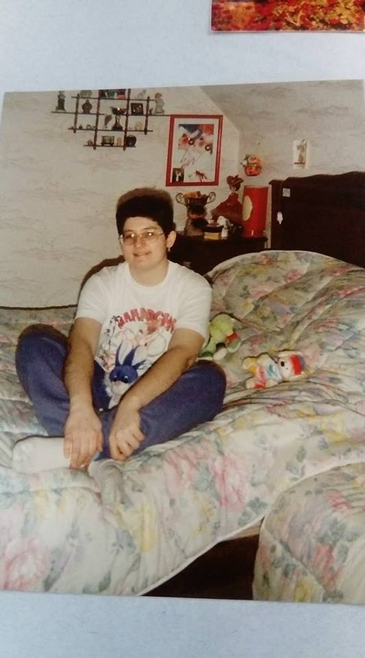 Meaux martine in her room house of rue noefort meaux may1990