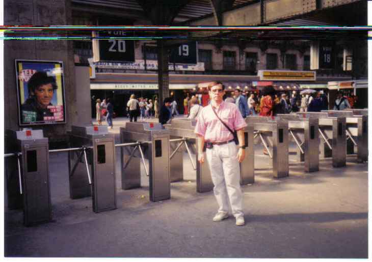 Paris gare de l'est PF to see MF sep1990