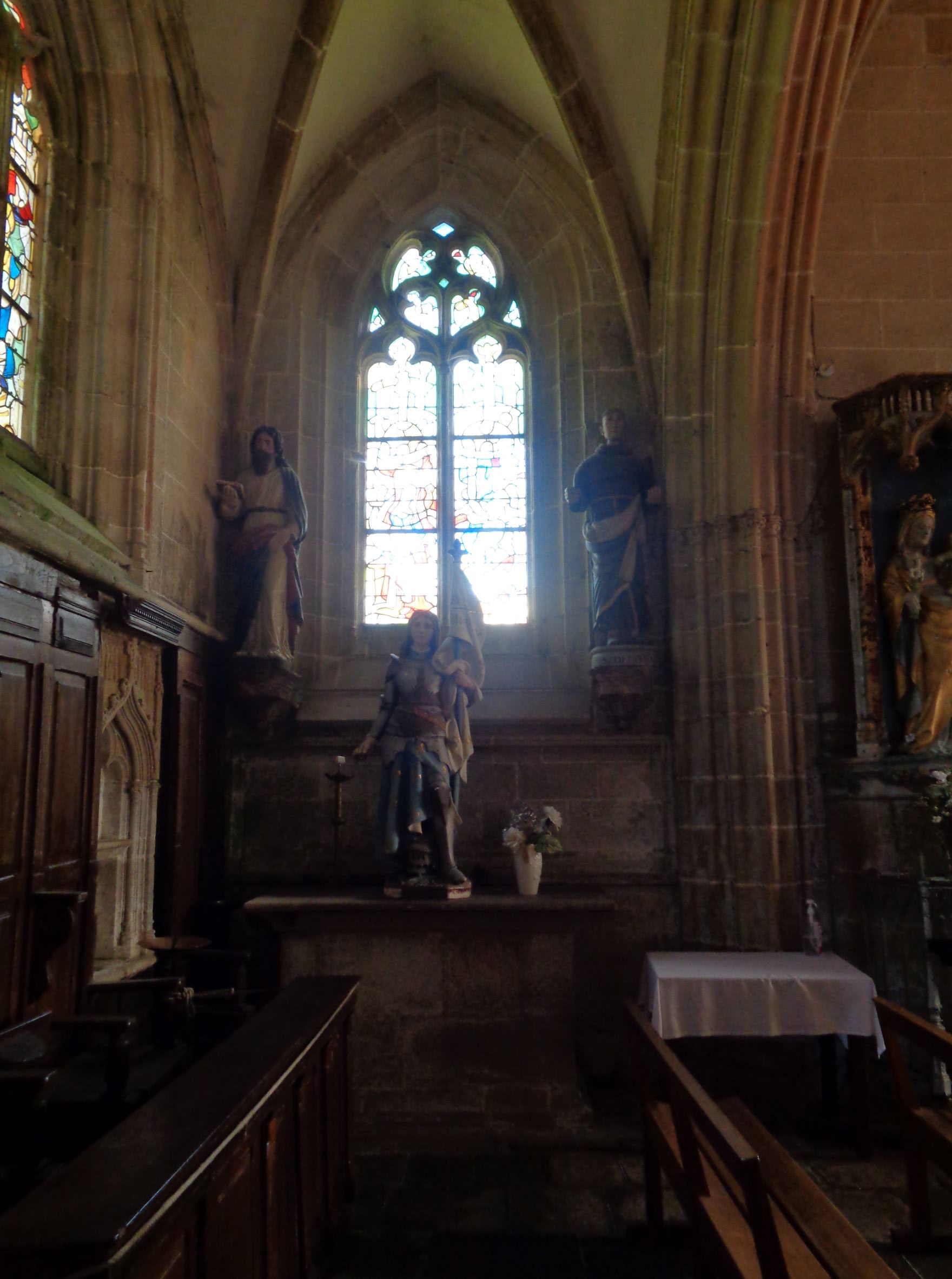 Kernascleden ch Notre Dame chapel jeanne d'arc sep22