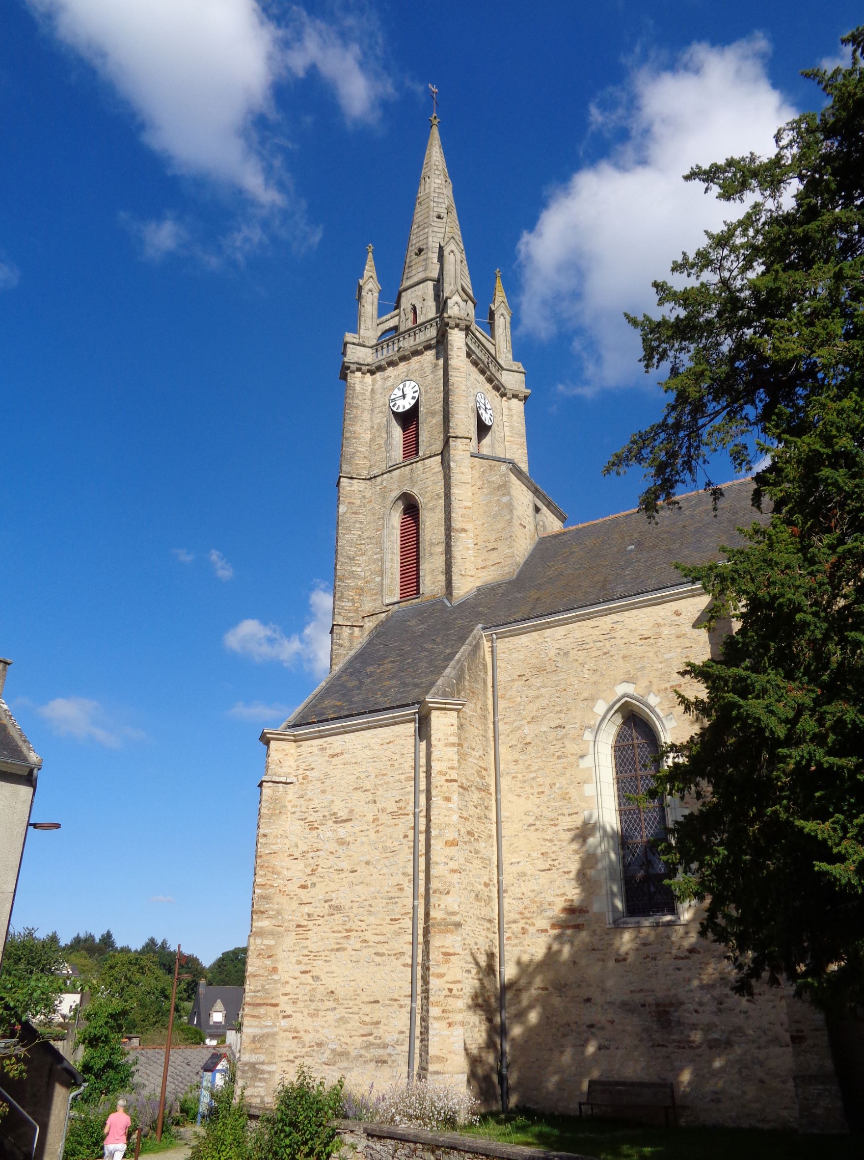 La Chapelle Caro Val d oust ch Notre Dame belltower side sep22