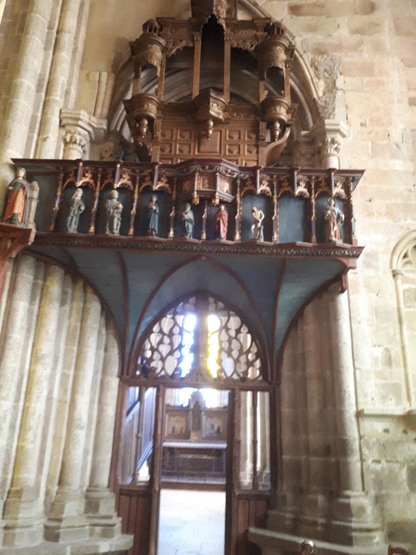 Lamballe ch coll Notre Dame jube or rood sep22