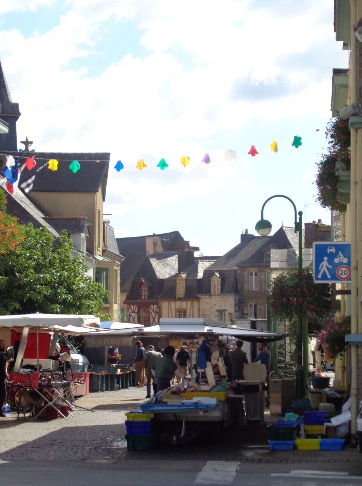 Malestroit pl du Boufaay market day entr sep22