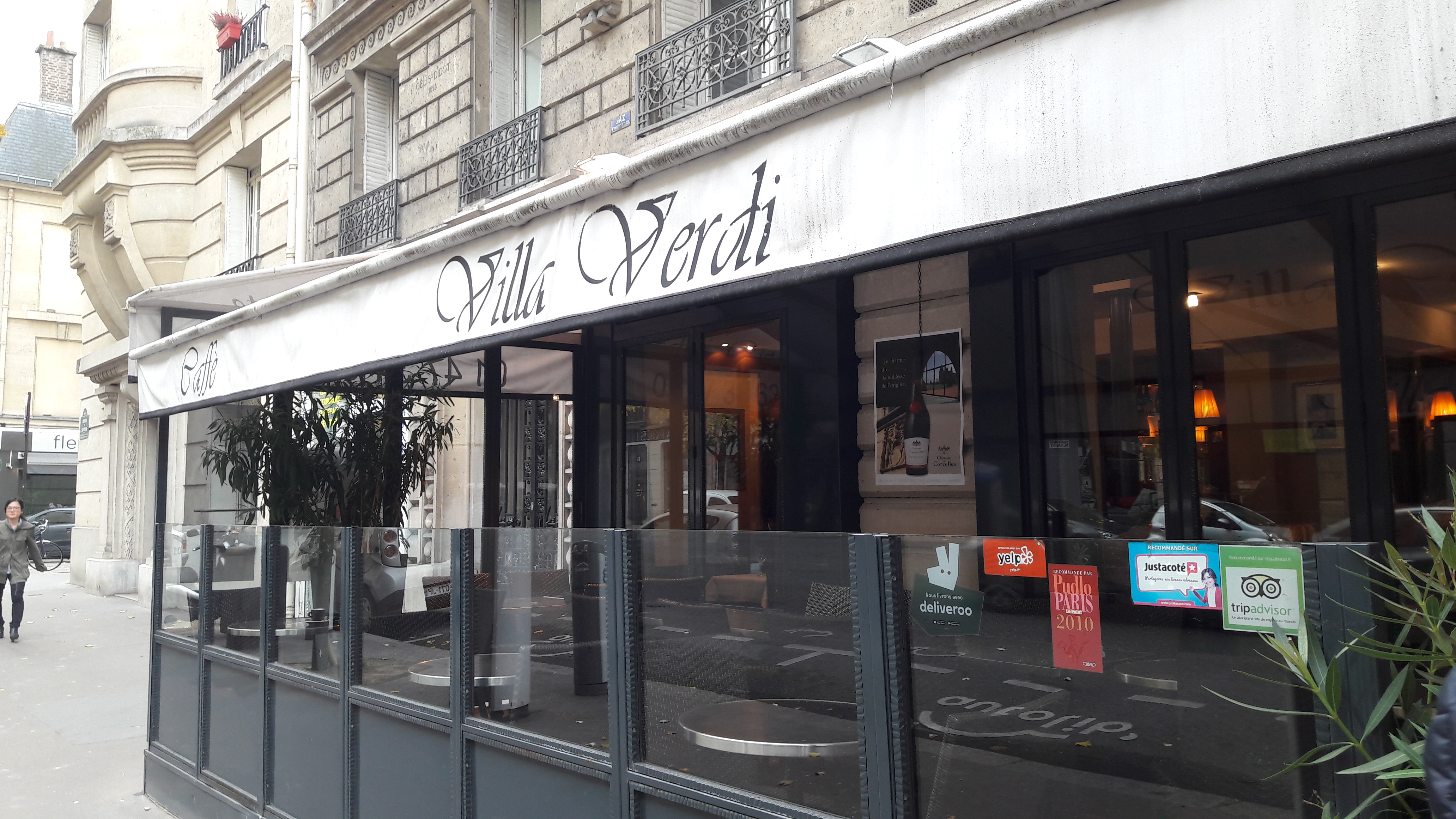paris villa verdi resto arriving nov17