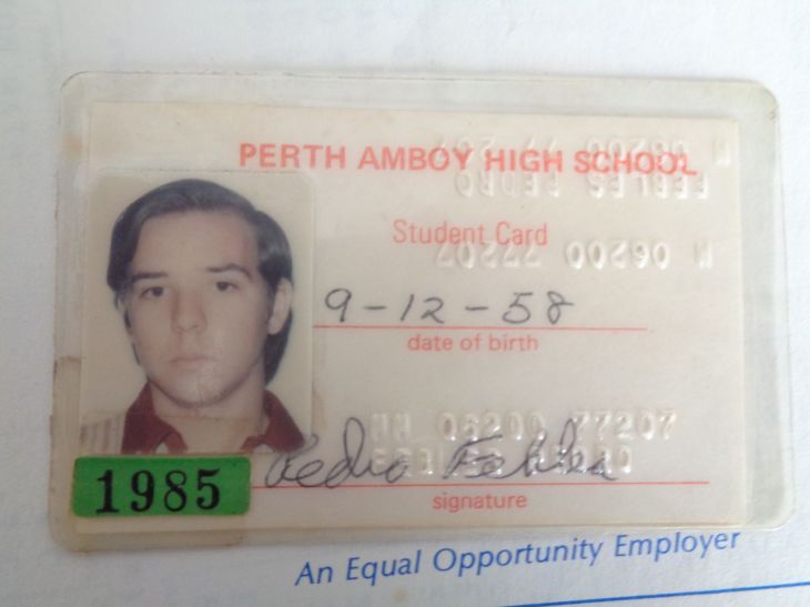 Perth Amboy HS student card c1977