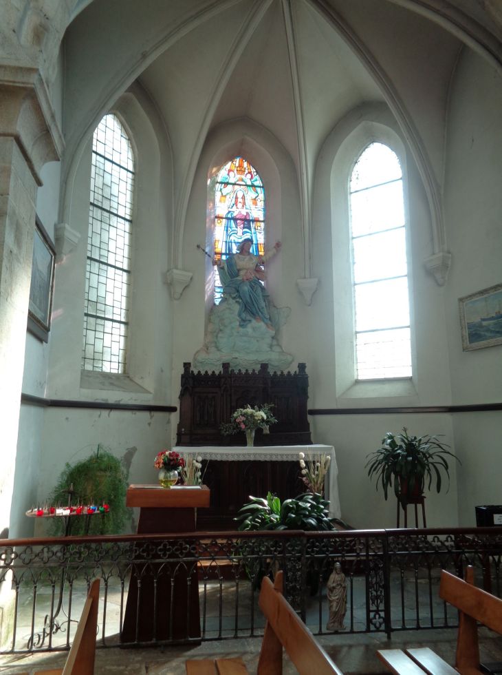 Plouhinec ch Notre Dame de Grâce chapel virgin entr sep22