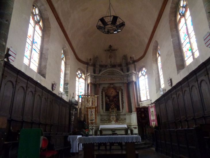 Rostrenen collegiale ch Notre Dame du Roncier altar sep22