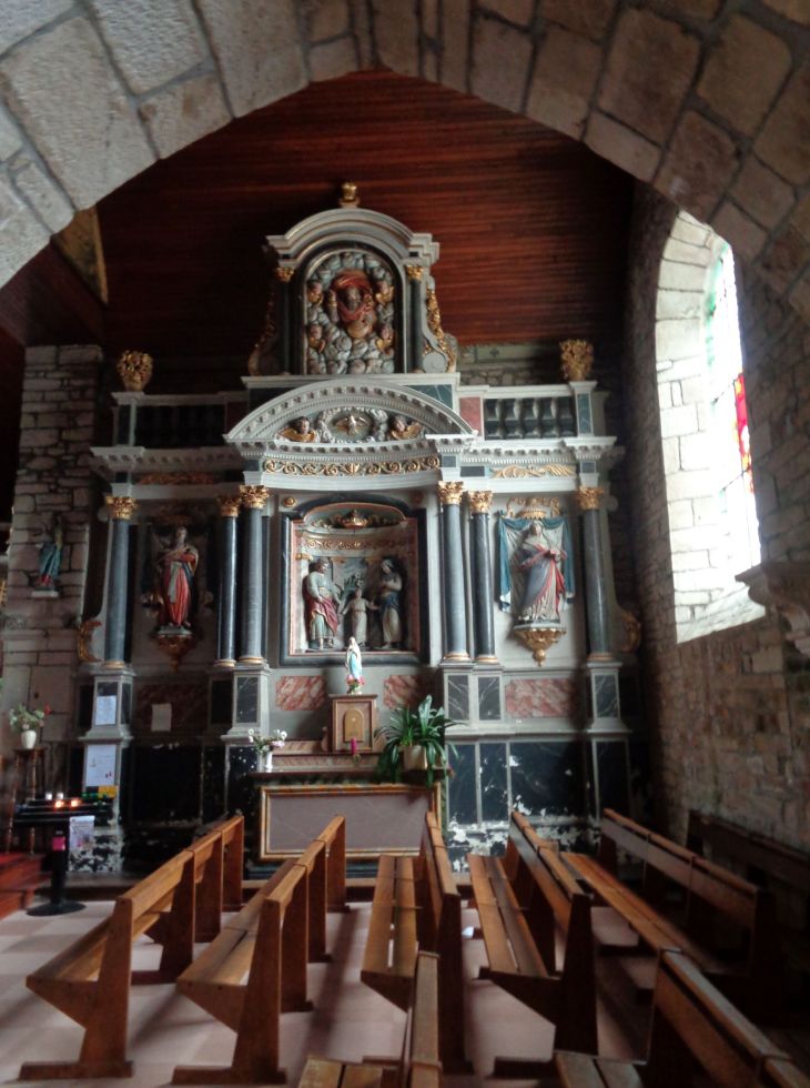 St Jean Brevelay ch Saint Jean de brevelay altar right sep22