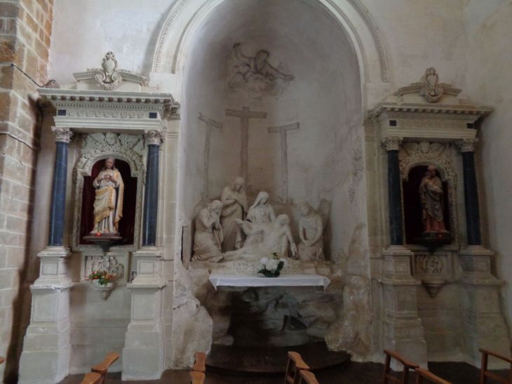 Chateaubriant ch Saint Jean de Bére chapel resurrection right side oct22