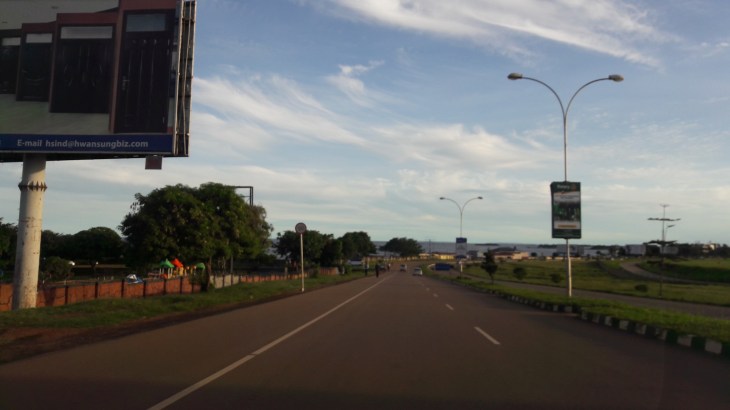 entebbe going to airport for ams apr18