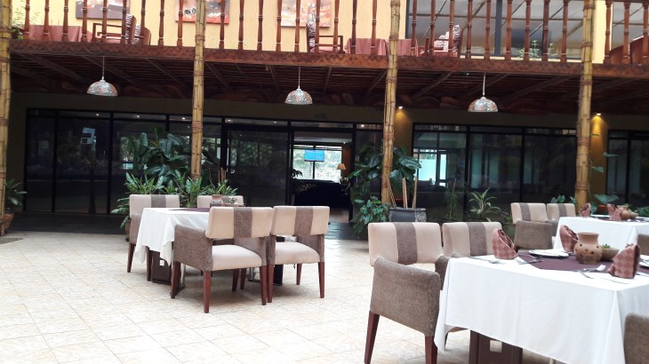 kampala mackinnon suites resto terrace to lobby entr apr18