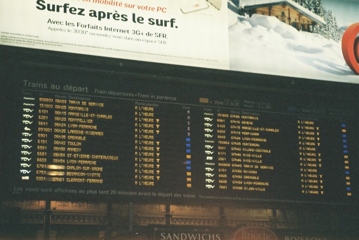 Paris gare de lyon board mar10