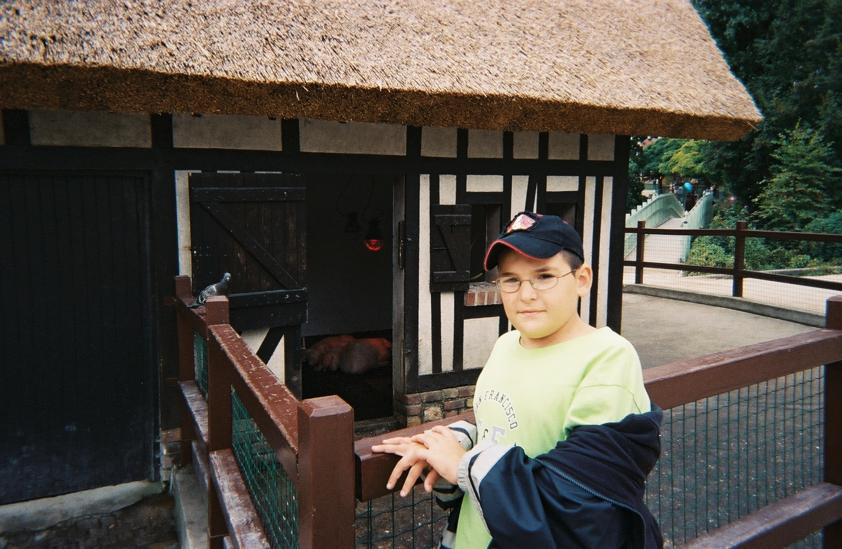 Paris jardin d'acclimatation petting zoo pig et RF oct05