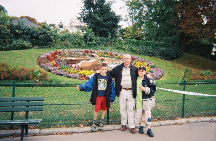 Paris jardin d'acclimatation PF et twins oct05