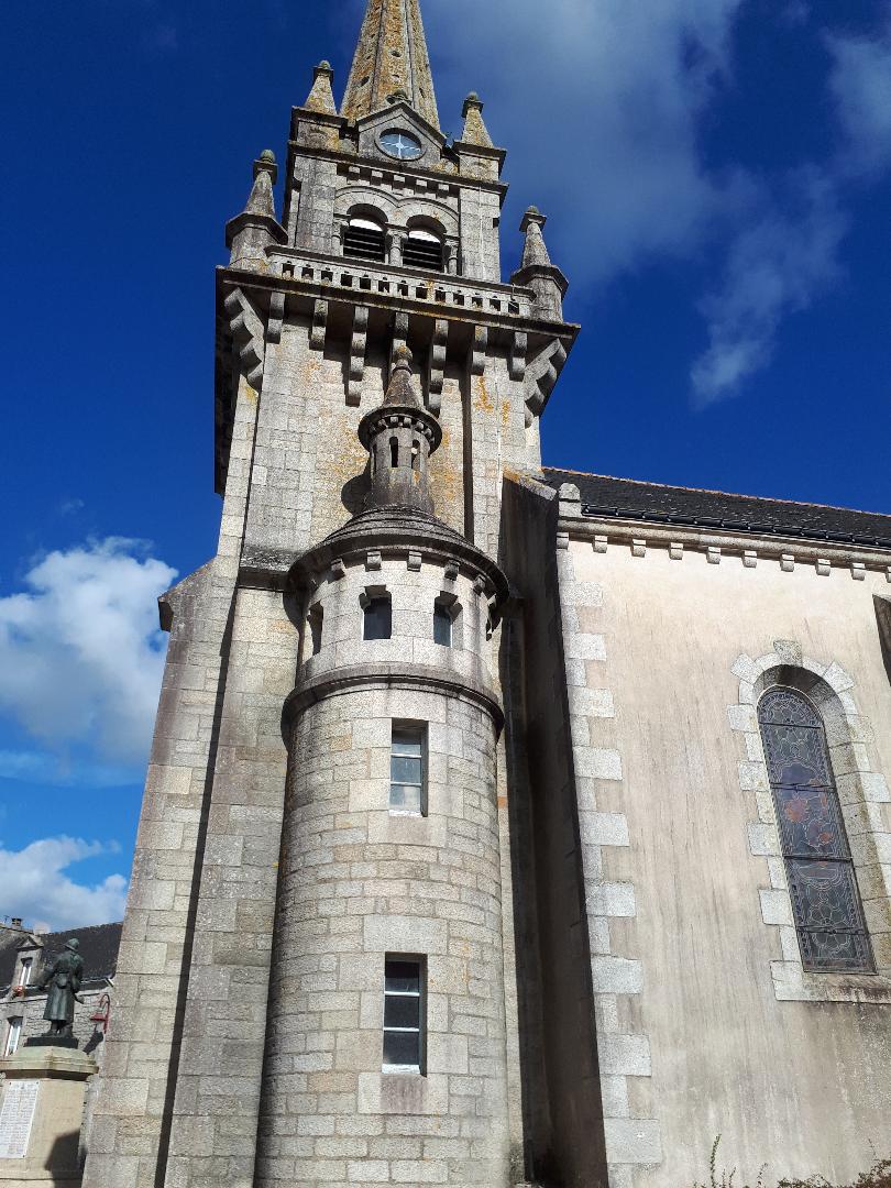 St Barthélemy ch St Barthélemy belltower side oct22