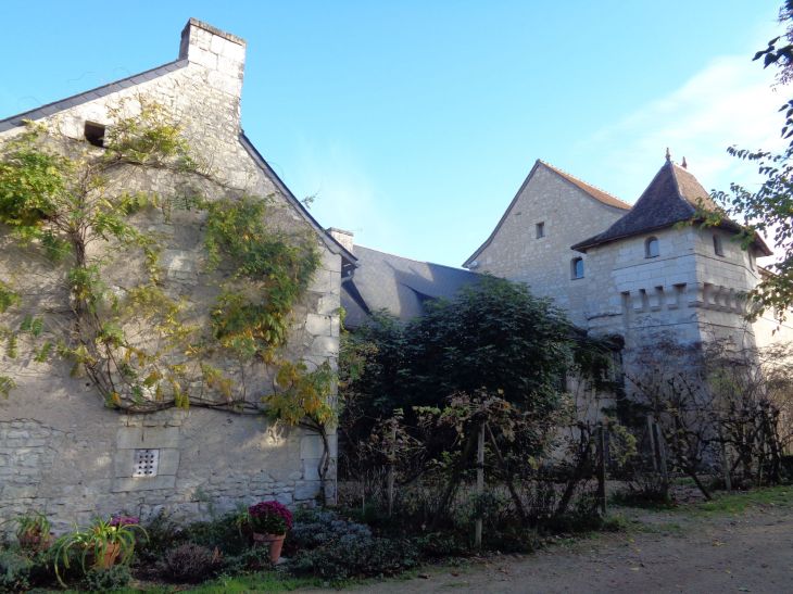 Lémeré chateau du Rivau back front entr bdlg nov22