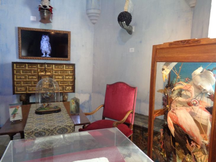 Lémeré chateau du Rivau cabinet du travail side nov22